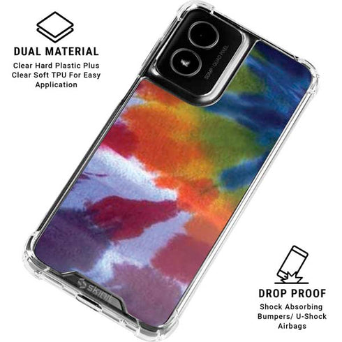 Tie Dye Tie Dye Moto G Power 5G (2024) Clear Case