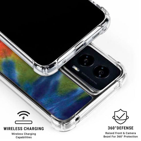 Tie Dye Tie Dye Moto G Power 5G (2024) Clear Case