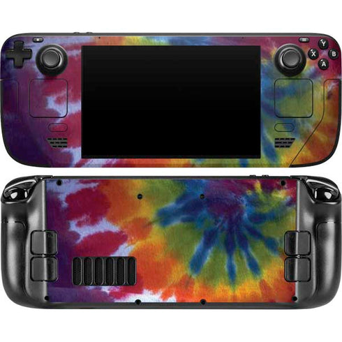 Tie Dye Tie Dye Steam Deck Handheld Gaming Computer OLED Skin