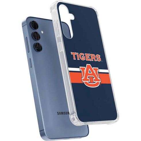 Auburn University Tigers AU Galaxy A55 5G Clear Case