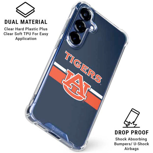 Auburn University Tigers AU Galaxy S25 Clear Case