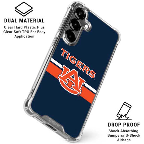 Auburn University Tigers AU Galaxy S26 Clear Case