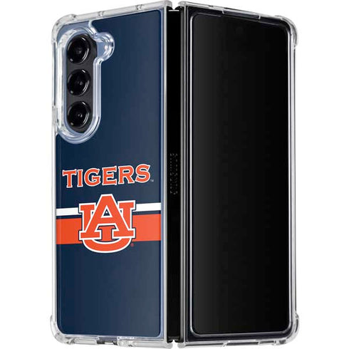 Auburn University Tigers AU Galaxy Z Fold5 5G Clear Case