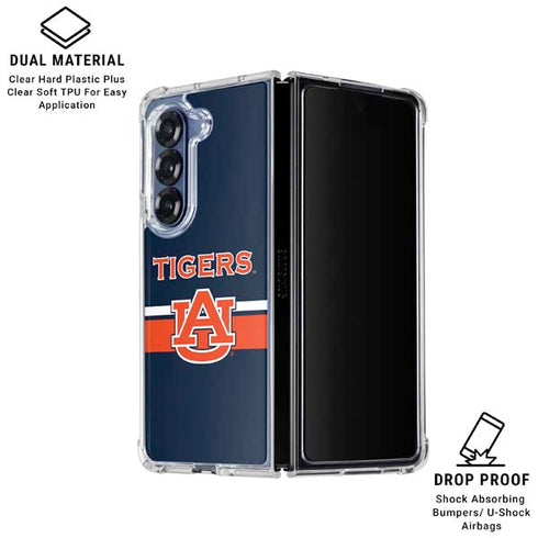 Auburn University Tigers AU Galaxy Z Fold6 Clear Case
