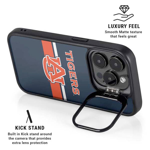 Auburn University Tigers AU iPhone 15 Pro Kickstand Case