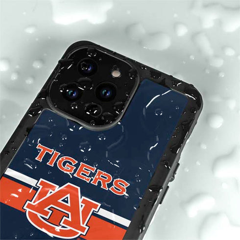 Auburn University Tigers AU iPhone 15 Pro Waterproof Case
