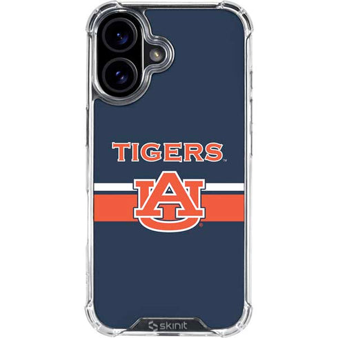 Auburn University Tigers AU iPhone 16 Plus Clear Case