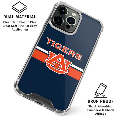 Auburn University Tigers AU iPhone 16 Pro Max Clear Case