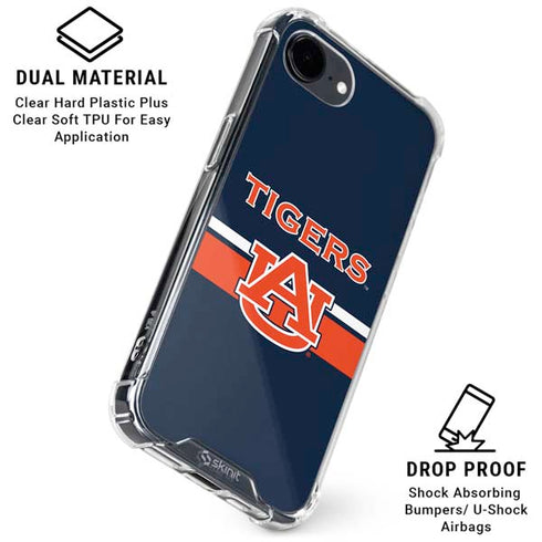 Auburn University Tigers AU iPhone 16e Clear Case