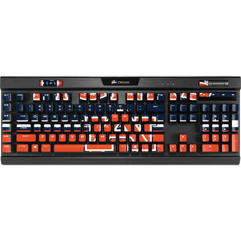 Auburn University Tigers AU K95 RGB PLATINUM Mechanical Gaming Keyboard Skin