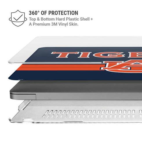 Auburn University Tigers AU MacBook Pro 14in (2021-24) Case plus Skin