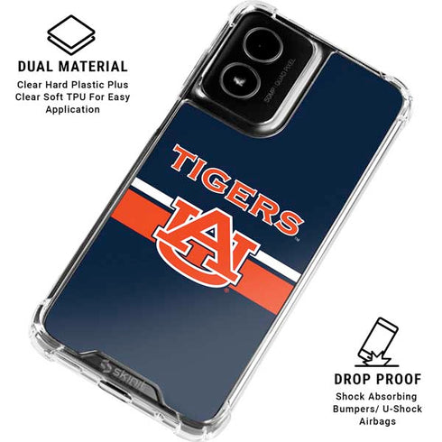 Auburn University Tigers AU Moto G Power 5G (2024) Clear Case