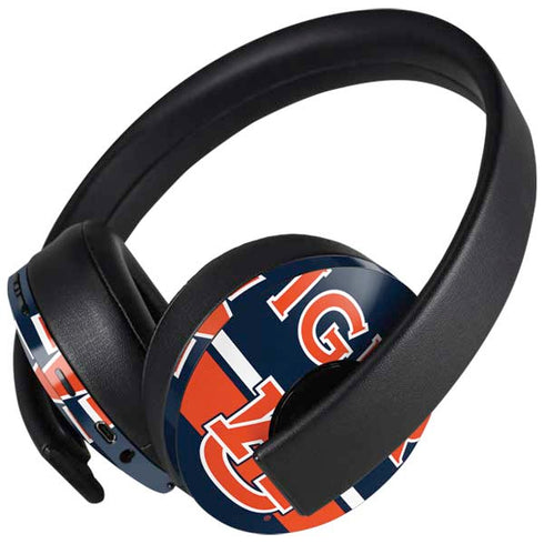 Auburn University Tigers AU PlayStation 4 Gold Wireless Headset Skin