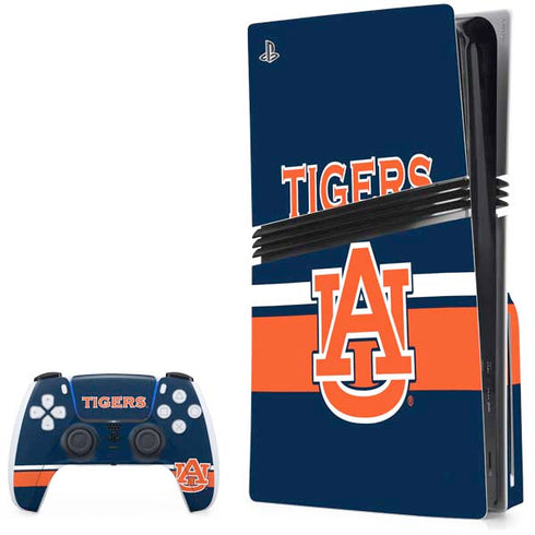 Auburn University Tigers AU PS5 Pro Disk Bundle Skin