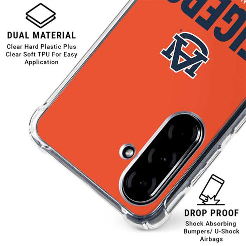 Auburn University Tigers Athletics Galaxy A36 5G Clear Case