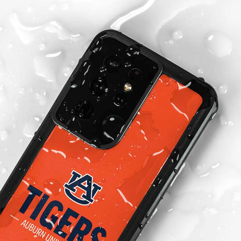 Auburn University Tigers Athletics Galaxy S24 Ultra Waterproof Case