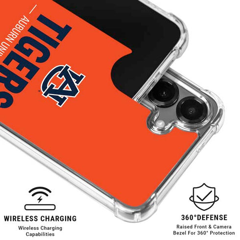 Auburn University Tigers Athletics Galaxy S26 Clear Case