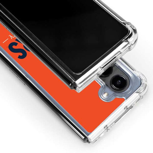 Auburn University Tigers Athletics Galaxy Z Fold5 5G Clear Case