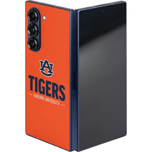 Auburn University Tigers Athletics Galaxy Z Fold6 Skin