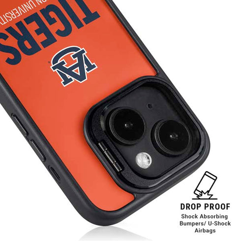 Auburn University Tigers Athletics iPhone 15 Plus Kickstand Case