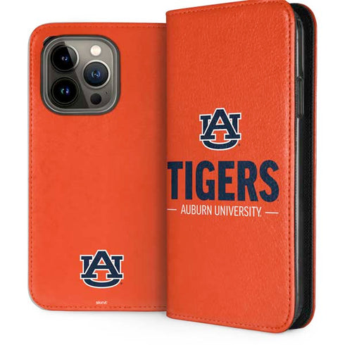 Auburn University Tigers Athletics iPhone 15 Pro Folio Case