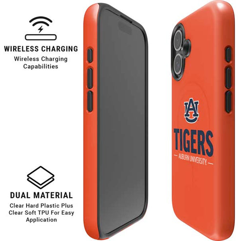 Auburn University Tigers Athletics iPhone 16 Magsafe Impact Case