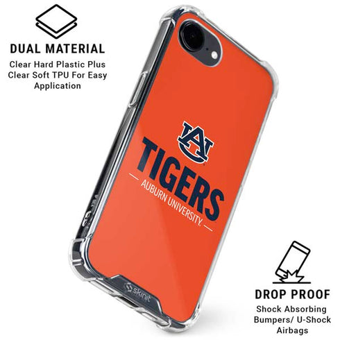 Auburn University Tigers Athletics iPhone 16e Clear Case