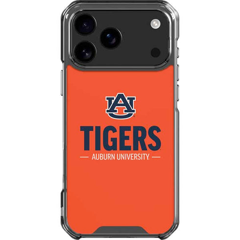 Auburn University Tigers Athletics iPhone 18 Pro Max Clear Case