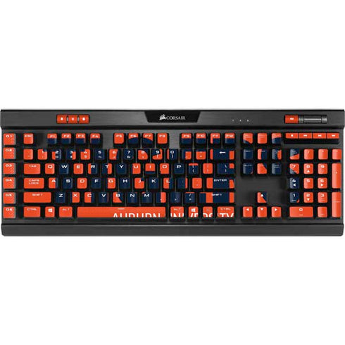 Auburn University Tigers Athletics K95 RGB PLATINUM Mechanical Gaming Keyboard Skin