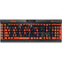 Auburn University Tigers Athletics K95 RGB PLATINUM Mechanical Gaming Keyboard Skin