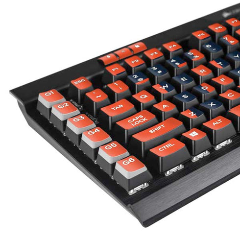 Auburn University Tigers Athletics K95 RGB PLATINUM Mechanical Gaming Keyboard Skin