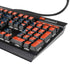 Auburn University Tigers Athletics K95 RGB PLATINUM Mechanical Gaming Keyboard Skin