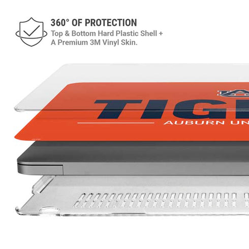 Auburn University Tigers Athletics MacBook Pro 14in (2021-24) Case plus Skin