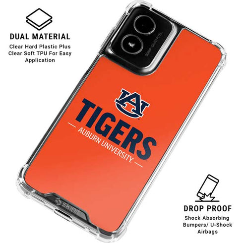 Auburn University Tigers Athletics Moto G Power 5G (2024) Clear Case