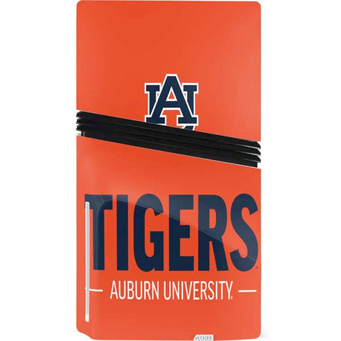 Auburn University Tigers Athletics PS5 Pro Disk Bundle Skin