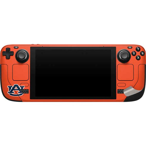 Auburn University Tigers Athletics Steam Deck Handheld Gaming Computer Skin