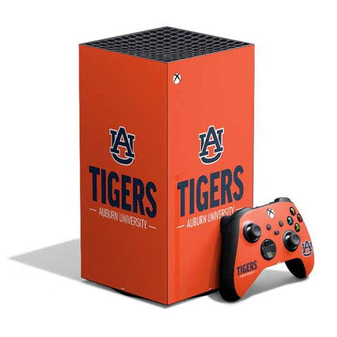 Auburn University Tigers Athletics XBox Series X Digital Edition Bundle Skin