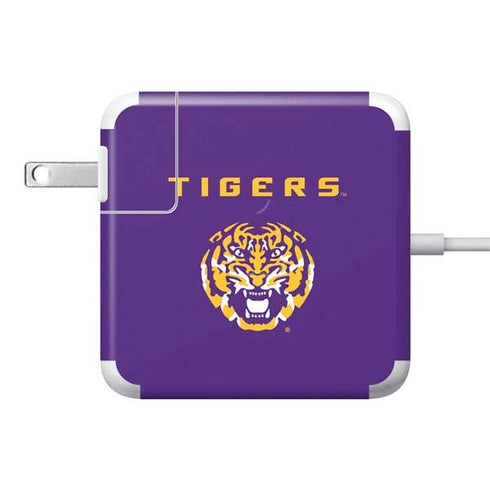 Louisiana State University - LSU Tigers Purple 85W Power Adapter (15 and 17 inch MacBook Pro Charger) Skin