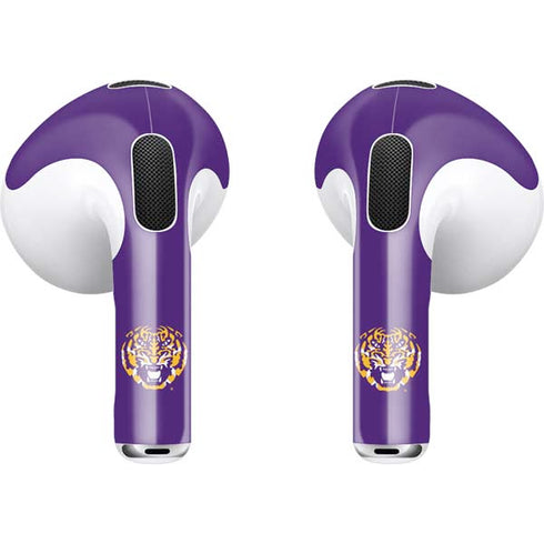 Louisiana State University - LSU Tigers Purple Apple AirPods (3rd Gen 2021) Skin