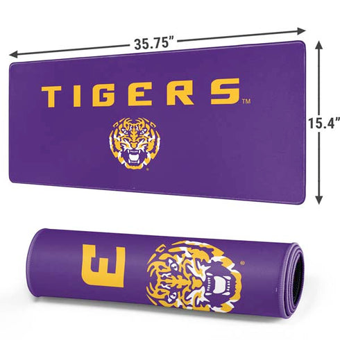 Louisiana State University - LSU Tigers Purple Gaming Mouse Pad