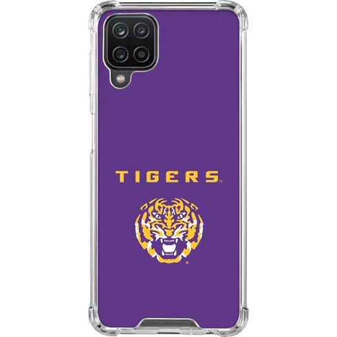 Louisiana State University - LSU Tigers Purple Galaxy A12 Clear Case
