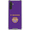 LSU Tigers Purple Galaxy A17 Clear Case