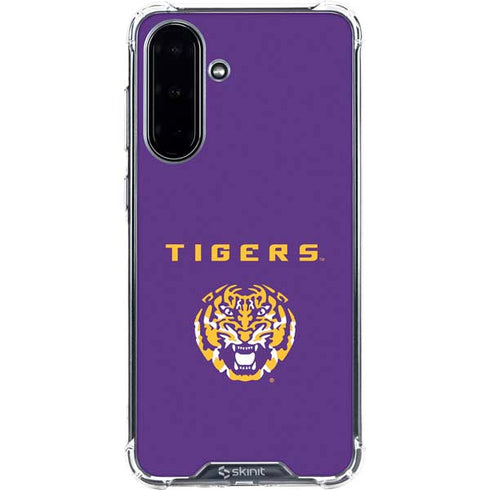 LSU Tigers Purple Galaxy A36 5G Clear Case