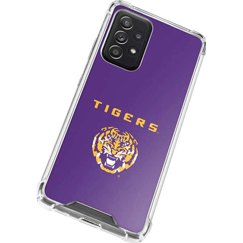 Louisiana State University - LSU Tigers Purple Galaxy A72 5G Clear Case