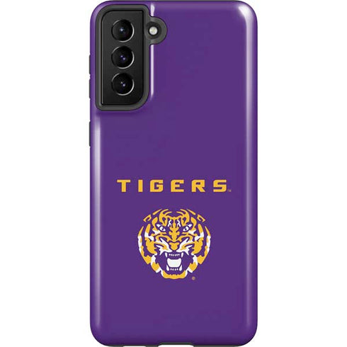LSU Tigers Purple Galaxy S21 Plus 5G Pro Case