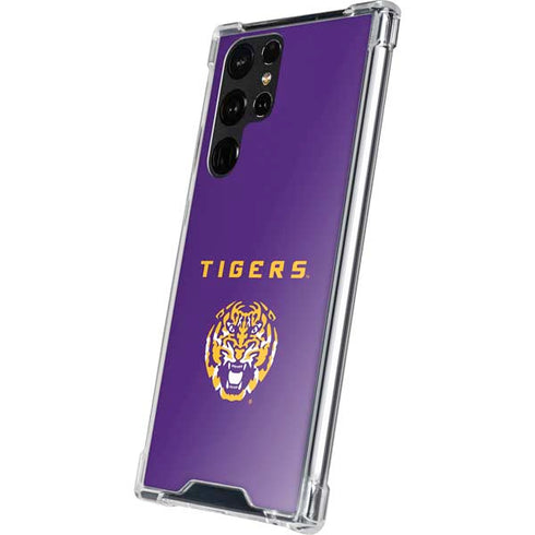 Louisiana State University - LSU Tigers Purple Galaxy S22 Ultra Clear Case