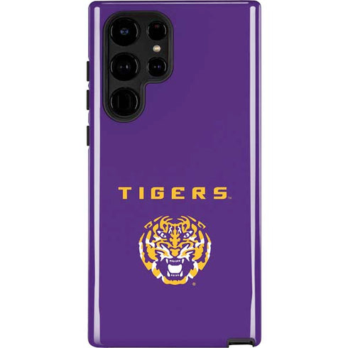 LSU Tigers Purple Galaxy S22 Ultra Pro Case