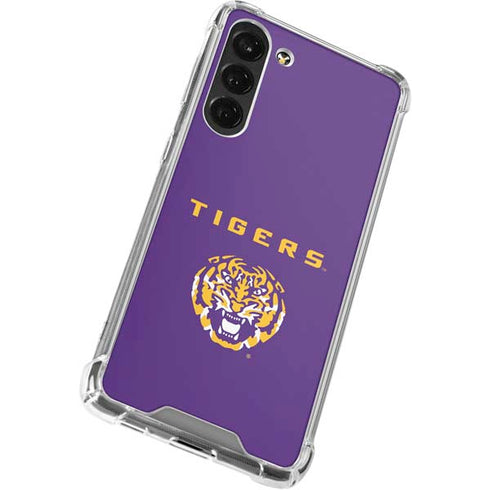 LSU Tigers Purple Galaxy S24 FE Clear Case