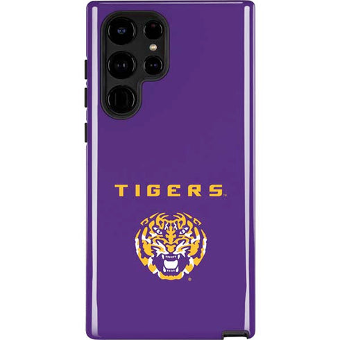 LSU Tigers Purple Galaxy S25 Ultra Impact Case