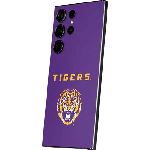 LSU Tigers Purple Galaxy S25 Ultra Skin